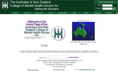 The Australian College of Mental Health Nurses