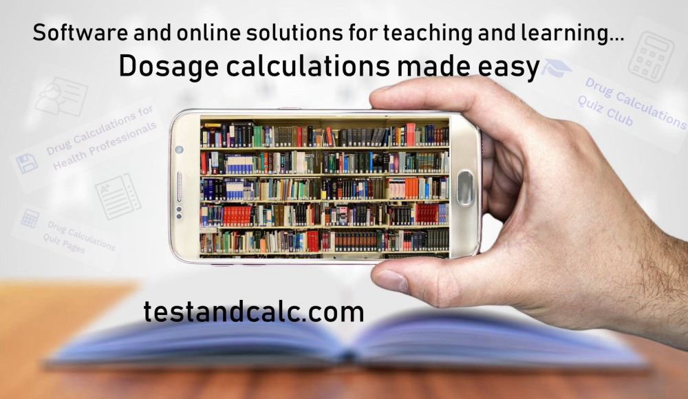 Drug and Dosage Calculations Software and Online Courses